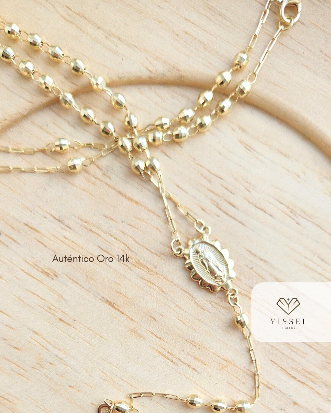 14k Gold Yellow Gold Rosary