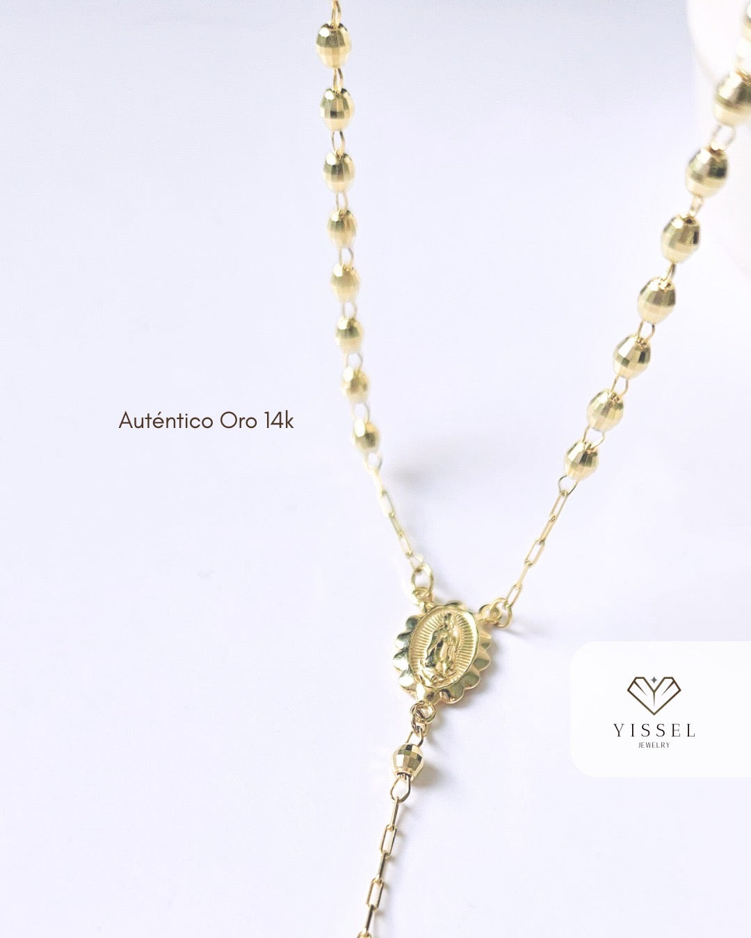 14k Gold Yellow Gold Rosary