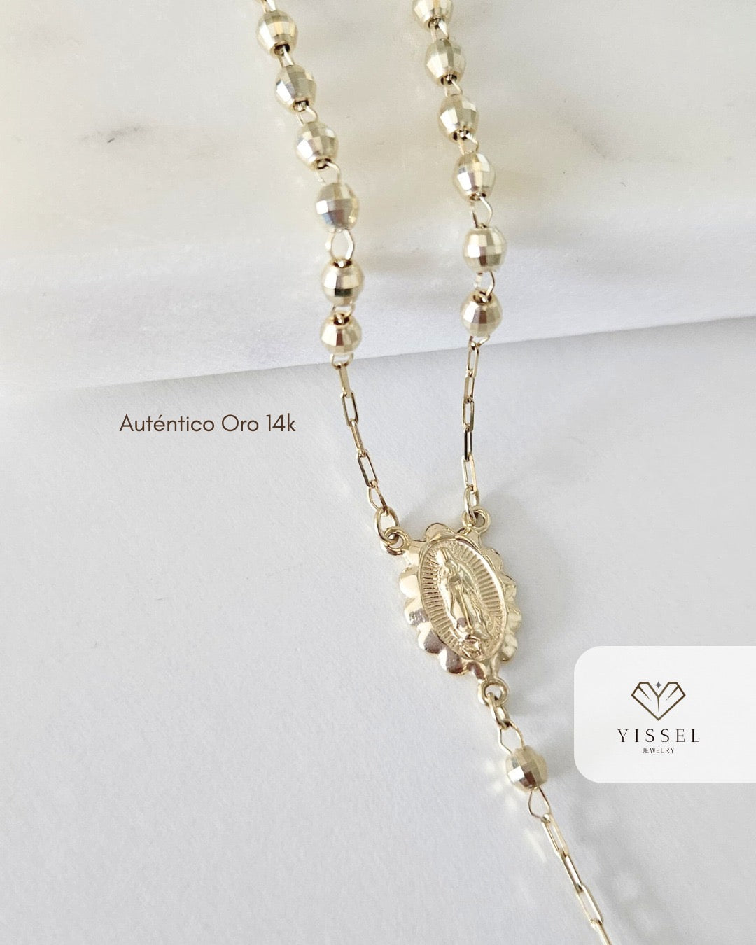 14k Gold Yellow Gold Rosary